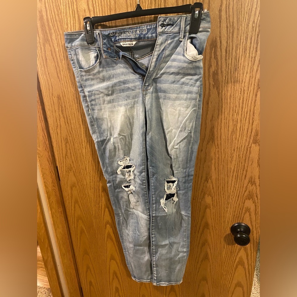 American Eagle AEO Size 10 Super Stretch Super Sky High Jeggings